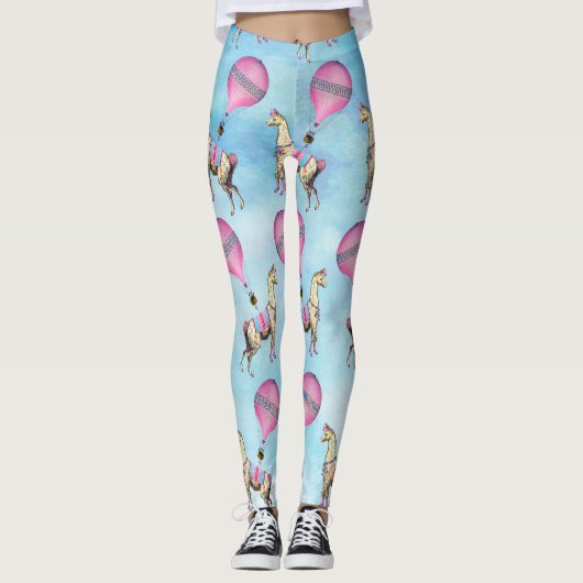 Leggings van Flying Llama (Voorkant)