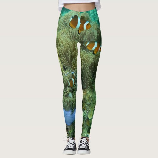 Leggings van gekalkte vis (Voorkant)