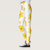 Leggings van gele lentesaffodils (Links)