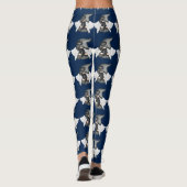 Leggings van Gnome Capricorn Astrology Sign Angel (Achterkant)
