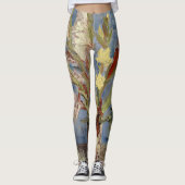 Leggings Van Gogh Gladioli et la Chine Asters GalleryHD Art (Devant)
