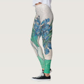 Leggings Van Gogh Iris Vase Peinture Impressionnisme (Gauche)