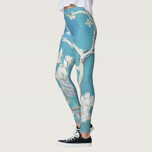 Leggings Van Gogh Painage en fleurs aux amandes (Gauche)