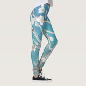 Leggings Van Gogh Painage en fleurs aux amandes (Droite)