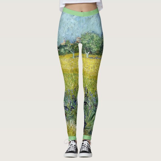 Leggings Van Gogh Peinture (Devant)