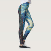 Leggings Van Gogh Starry Classic Nuit Impressionnisme Art (Droite)