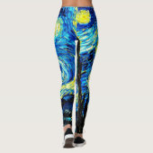 Leggings Van Gogh - Starry Night, célèbre peinture (Dos)