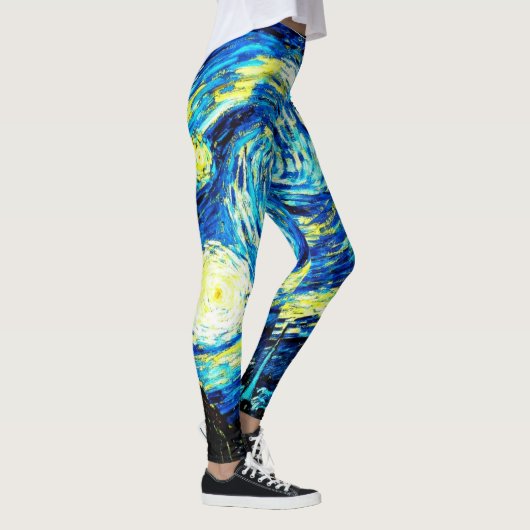 Leggings Van Gogh - Starry Night, célèbre peinture (Droite)