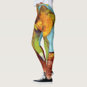 Leggings Van Gogh - Trois Tournesols Dans Un Vase - Art (Gauche)