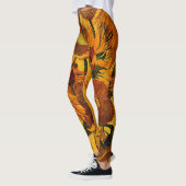 Leggings Van Gogh - Vase avec 15 tournesols (Gauche)