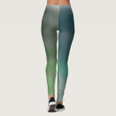 Leggings van Green Ombré Grunge (Achterkant)