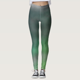 Leggings van Green Ombré Grunge