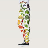Leggings van groenten en fruit - SUPER COOL (Links)