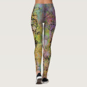 Leggings van Grunge Floral (Achterkant)