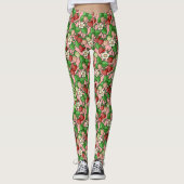 Leggings van het Aardbeienpatroon (Voorkant)