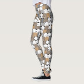Leggings van het Beer-patroonpatroon bevestigen (Links)