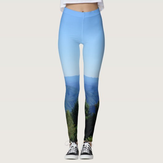 Leggings van het blauwe riddergebergte (Voorkant)