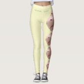 Leggings van het Conticut State Flower Mountain La (Voorkant)