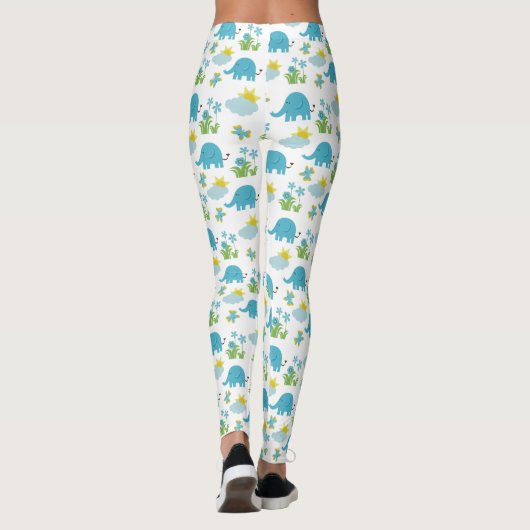 Leggings van het Elephant Pattern-systeem bevestig (Achterkant)