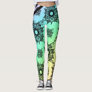 Leggings van het flessenpatroon