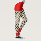Leggings van het honkbalteam met Fake Red Shorts (Rechts)