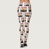 Leggings van het IJzer Fe Periodic Table Pattern (Achterkant)