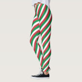Leggings van het Italiaanse streepjespatroon (Links)