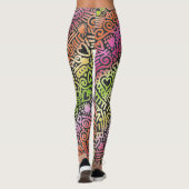 Leggings van het loopvlakpatroon (Achterkant)