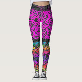 Leggings van het loopvlakpatroon