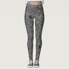 Leggings van het loopvlakpatroon