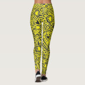 Leggings van het loopvlakpatroon (Achterkant)