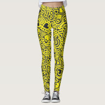 Leggings van het loopvlakpatroon