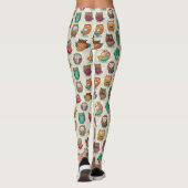 Leggings van het Owl Patroon (Achterkant)