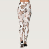 Leggings van het patroon van Seashell (Achterkant)