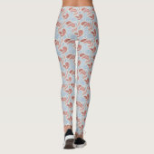Leggings van het Rooke-Red-Blue Paisley Pattern (Achterkant)