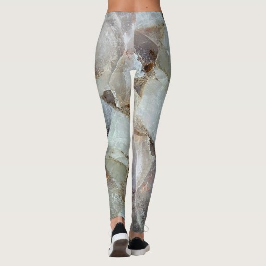 Leggings van het witte kwartskristal (Achterkant)