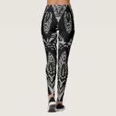 Leggings van het zwarte en grijze tribale patroon (Achterkant)
