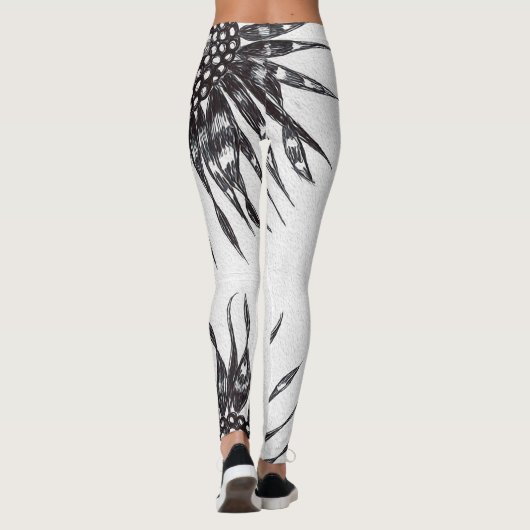Leggings van Inked Flower (Achterkant)