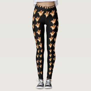 Leggings van kippen die ze zijn.