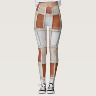 Leggings van kleurrijke tegels