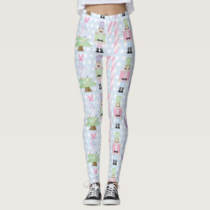 Leggings van lichtblauw snoersnoer