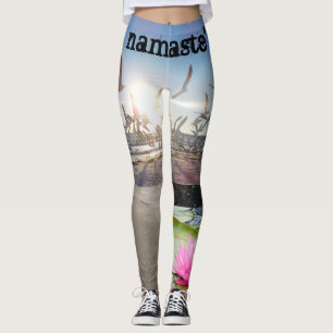 leggings van namaste ' lotus strand yoga