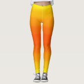 Leggings van Oranje en gele gradiënt (Voorkant)