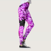 Leggings van paarse bloemen (Rechts)