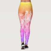 Leggings van Rainbow mandala lotus (Achterkant)