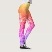 Leggings van Rainbow mandala lotus (Rechts)