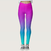 Leggings van Rainbow Ombre (Voorkant)