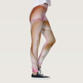 Leggings van roze rozenbloem (Rechts)