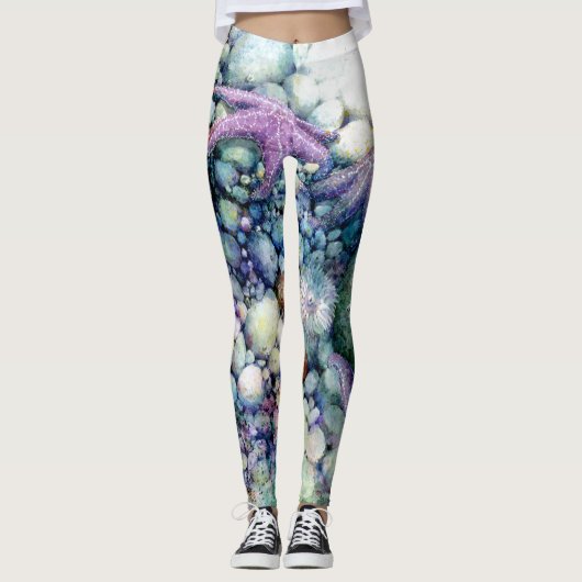 Leggings van Starfish Tidepool (Voorkant)