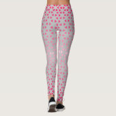Leggings van Triangle.Pattern.shade.pink.02 Lgrey  (Achterkant)
